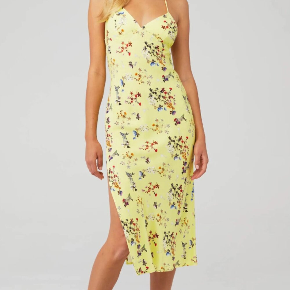 Blue Life Tessa Yellow Floral Dress